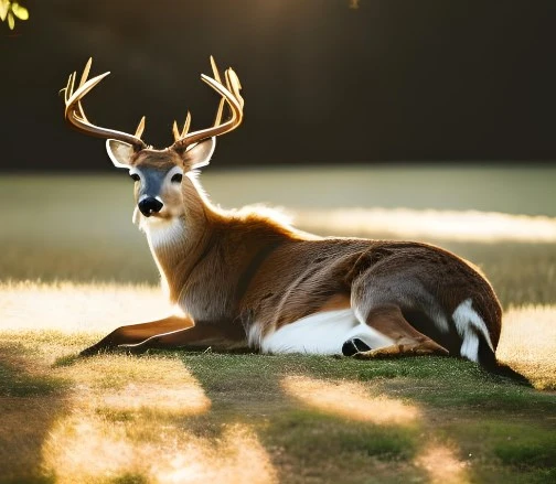 Deer Laying Down
