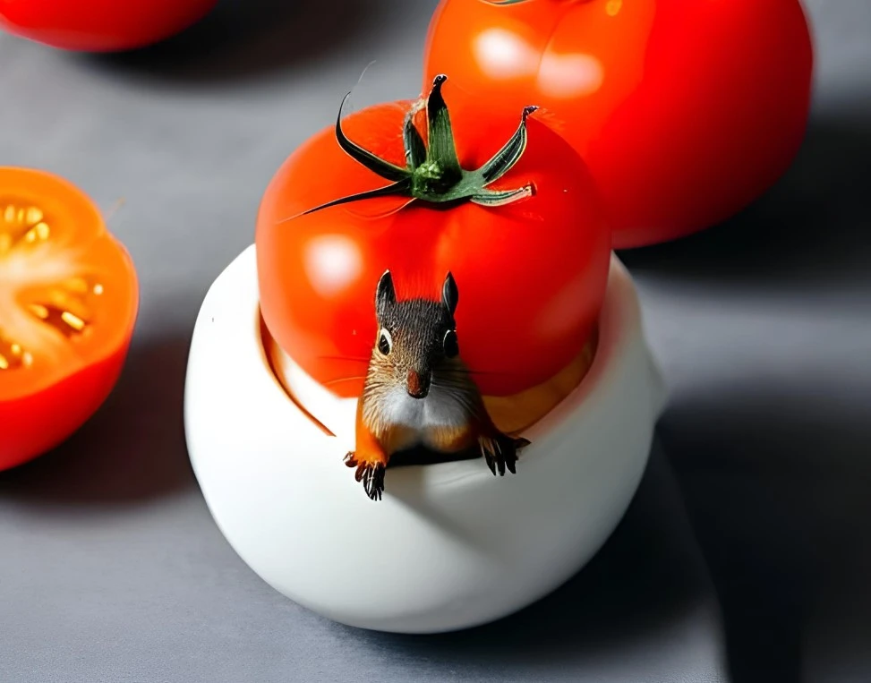 Nutritional Benefits - Squirrels Eating Tomatoes