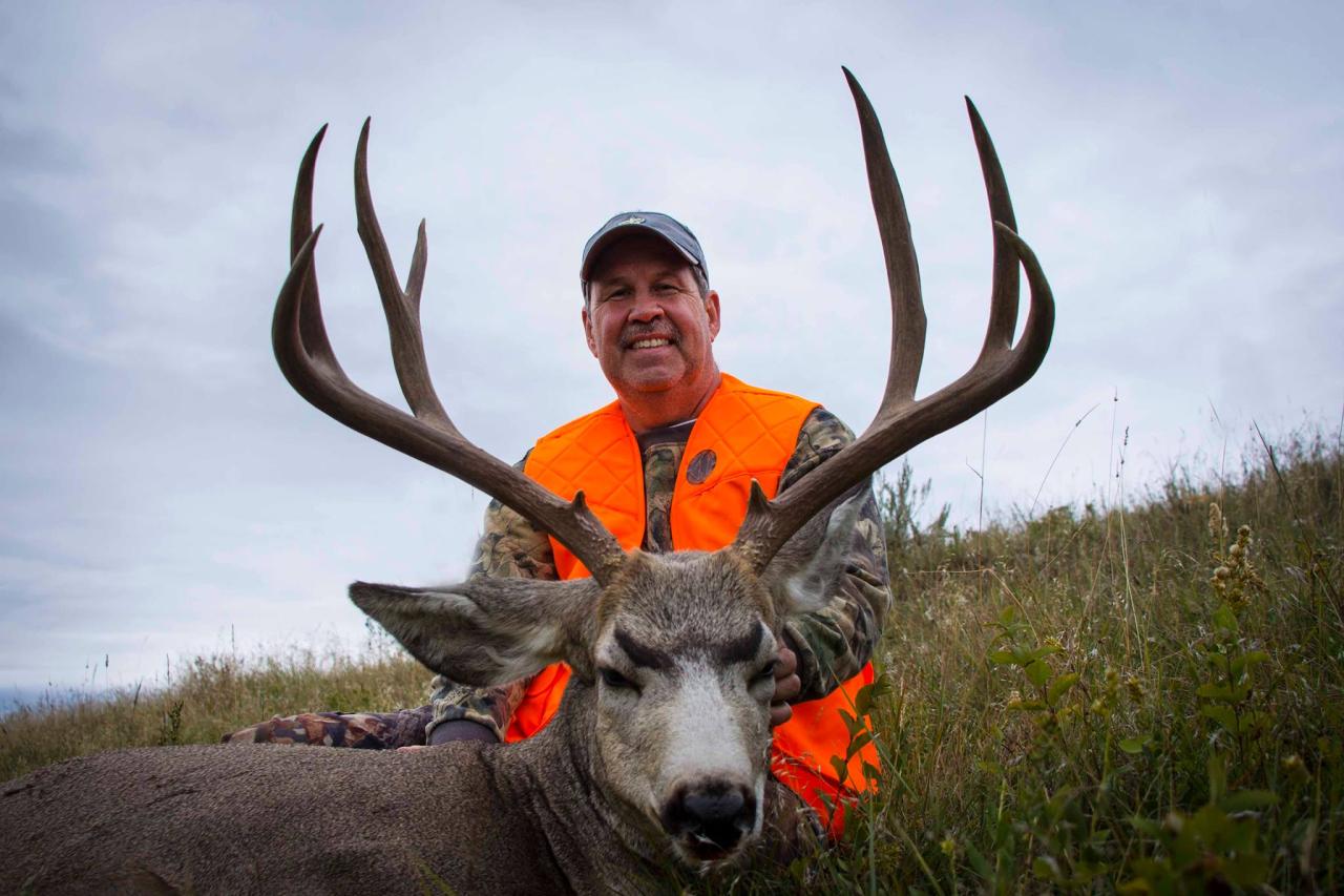 Deer mule wyoming trophy hunting trips hosted spots only