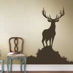 Wall decal deer style animal decor decals hunting