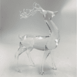 Ornaments retro deer reindeer