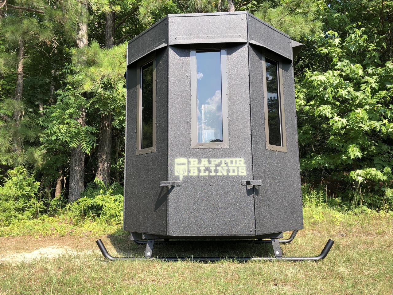 Deer blind hunting blinds homemade made trailer slabs sawmill stand stands ground bow diy plans house archery off bowhunting cabin