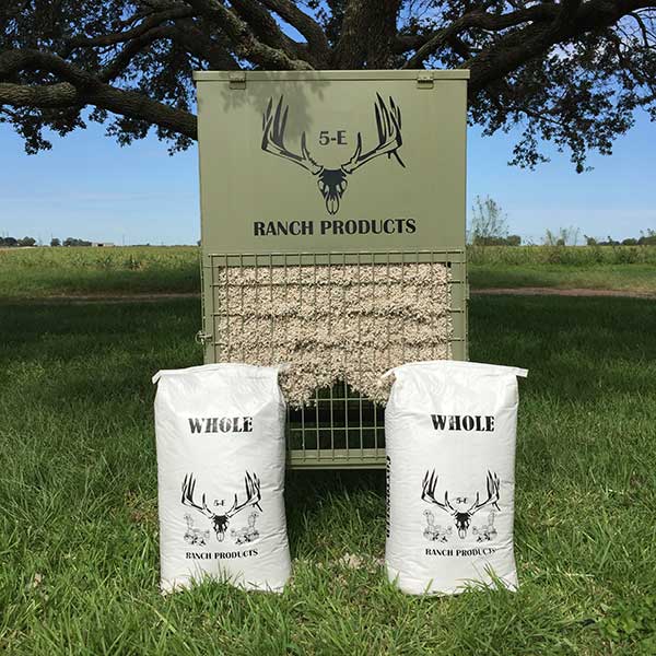 Deer cottonseed feeder make whitetail feed