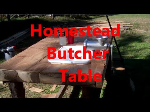 Butcher processing