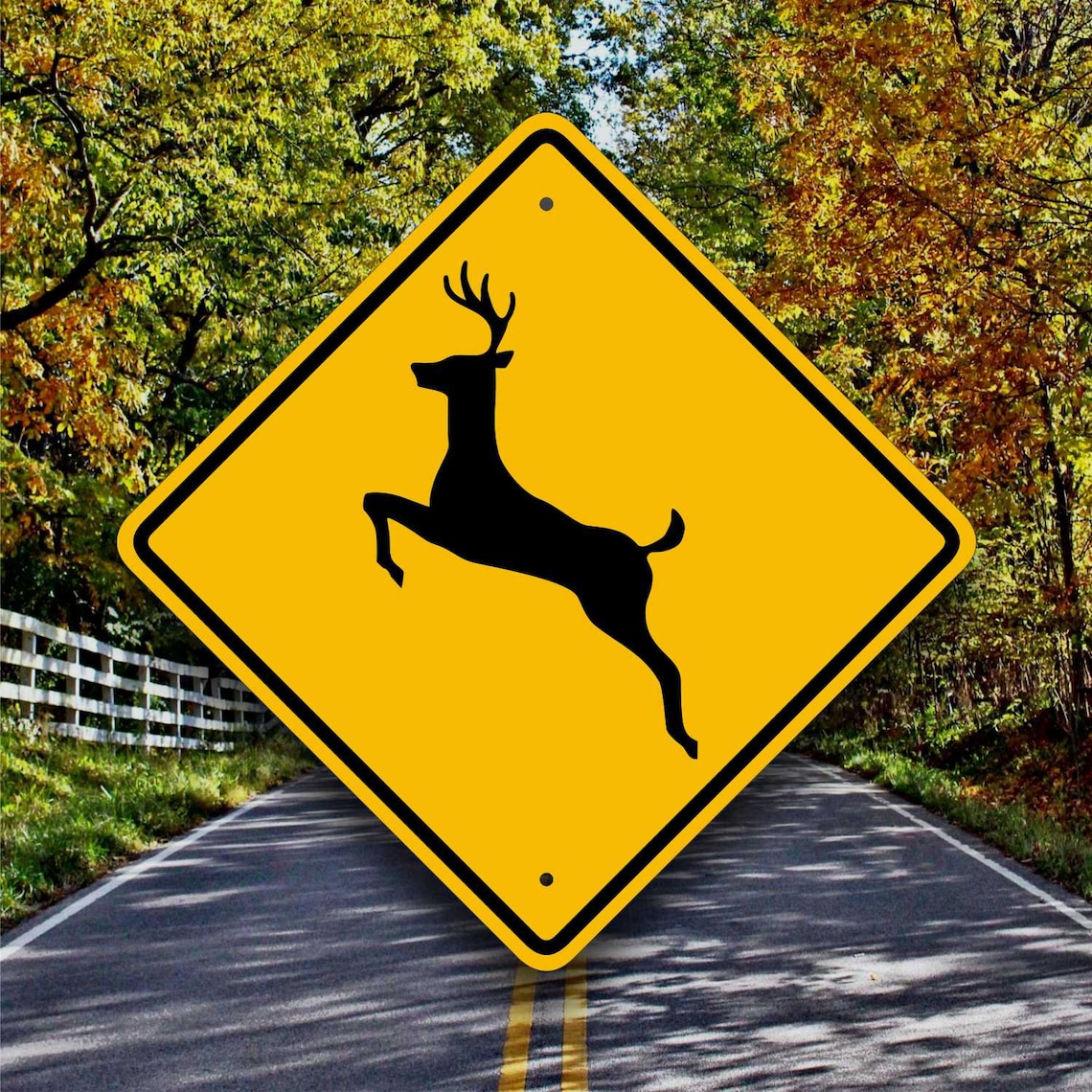 Deer crossing sign for sale