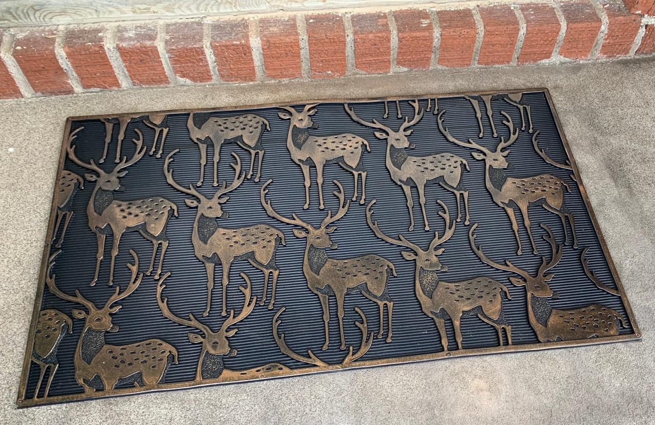 Deer door mats