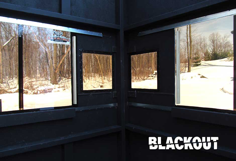 Deer insulated blinds blind