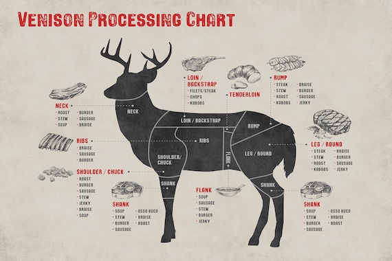 Deer processing cutting board